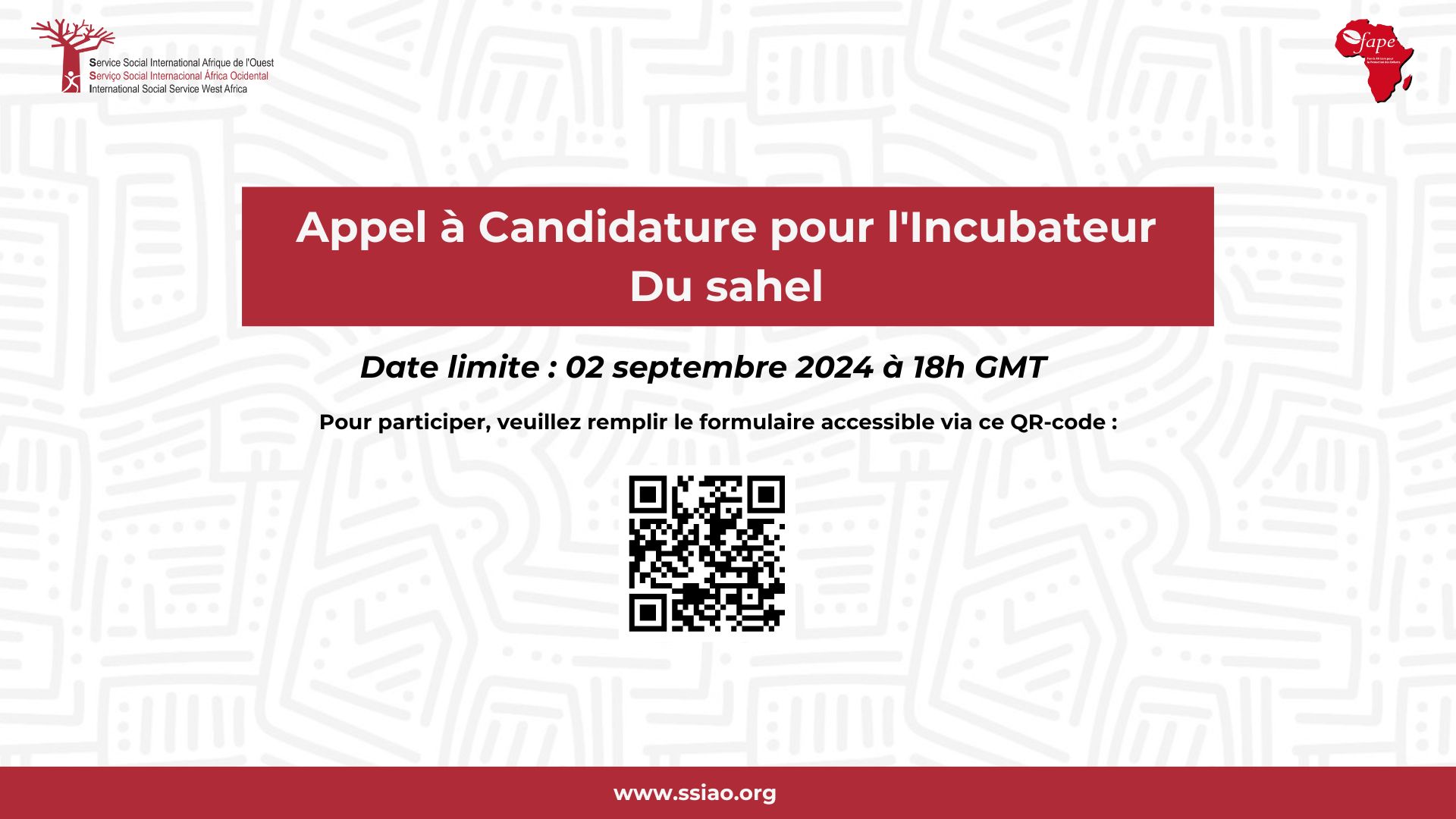 Appel à Candidature pour la 2e cohorte de l’Incubateur Du sahel